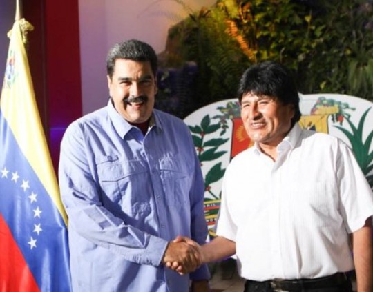 Maduro y Evo Morales